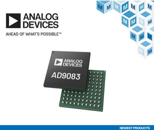 贸泽电子开售Analog Devices AD9...