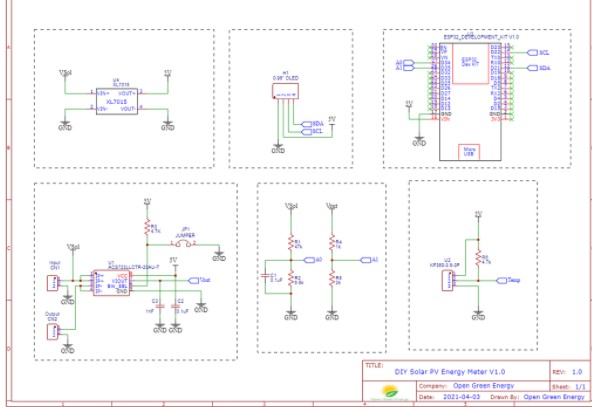 基于使用ESP32开发板和ACS723电流传感器制作太阳能监控系统