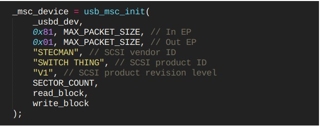 基于具有USB功能的STM32微控制器