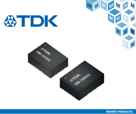 貿澤電子開售適合各種工業應用的TDK InvenSense SmartIndustrial傳感器系列