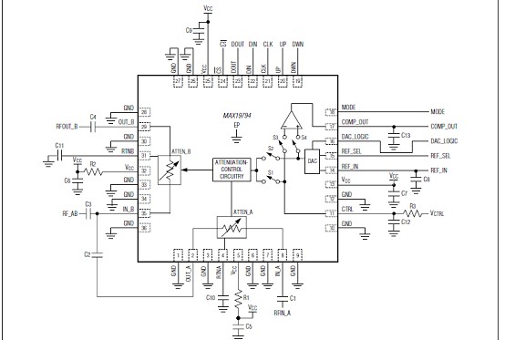 基于10MHz-500MHz双路通用模拟电压衰减器控制电路设计