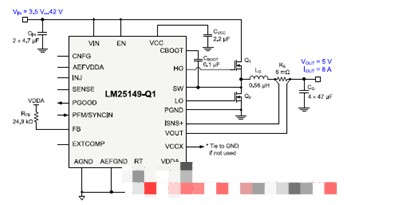 基于LM25149-Q1电性能指标与PCB设计方案