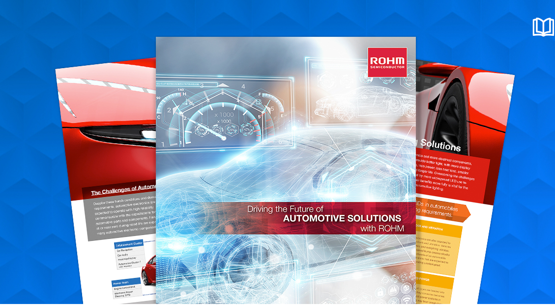 贸泽与ROHM携手推出全新电子书 介绍下一代电动汽车的电源解决方案