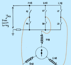 无刷直流<b>电机</b>的电流<b>换向</b>电路 无刷直流<b>电机</b>的三相全桥驱动电路