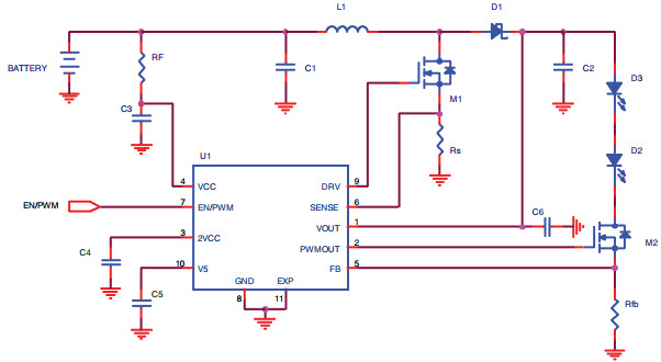 基于<b class='flag-5'>STLDC08</b>_Typical Application通用發(fā)光二極管<b class='flag-5'>驅(qū)動器</b>的參考設(shè)計