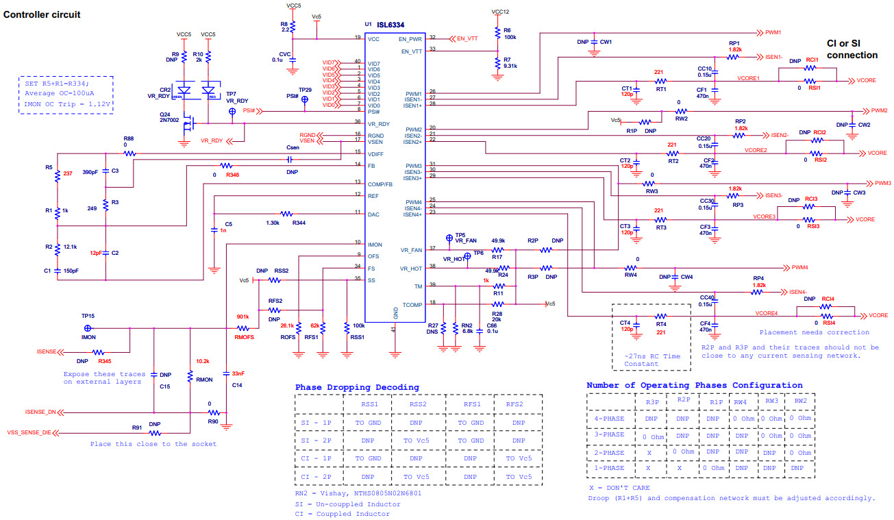 基于<b class='flag-5'>ISL6334</b>EVAL1ZMOSFET功率驅動<b class='flag-5'>器</b>的參考設計