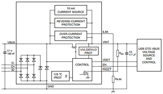 基于<b class='flag-5'>NX5P</b>1000_Typical ApplicationPower Switch的参考设计