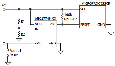 基于<b class='flag-5'>MIC2774</b>_Typical ApplicationMicroprocessor Power Supervisory的參考設(shè)計(jì)
