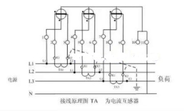 发电机接线图 三相四线