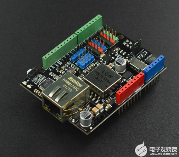 DFRobot Arduino<b class='flag-5'>擴展板</b>-POE以太網絡<b class='flag-5'>擴展板</b>-W5500<b class='flag-5'>介紹</b>