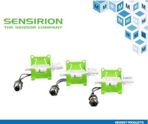 贸泽电子备货两款Sensirion液体流量评估套件SEK-LD20-0600L和SEK-LD20-2600B