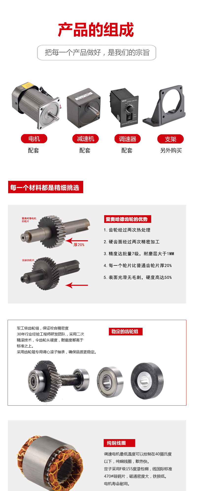 耐用減速電機(jī)產(chǎn)地貨源6W定速電機(jī)3-180比