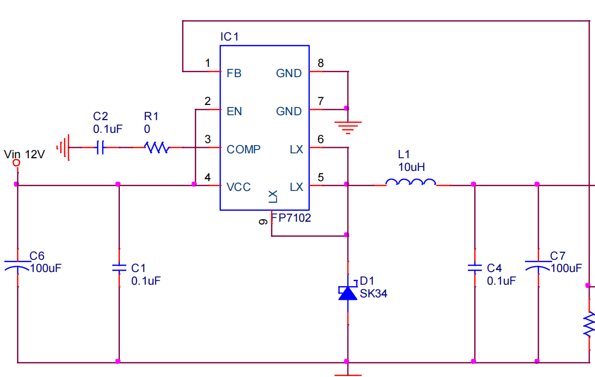 【LED臺燈照明方案】24V 2A無頻閃線性調光 內置MOS降壓恒流 LED臺燈驅動IC芯片FP7102
