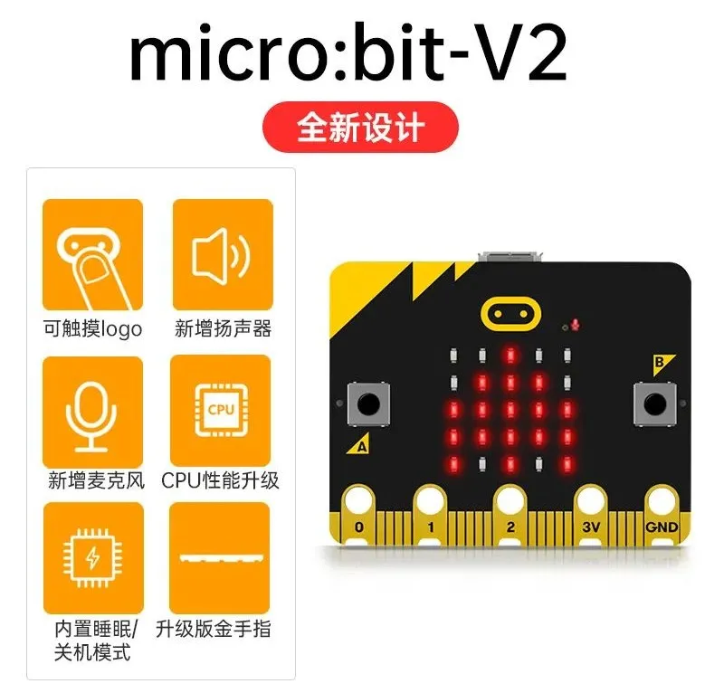 「選型指南」micro:bit v1.5 與v2.0的區別