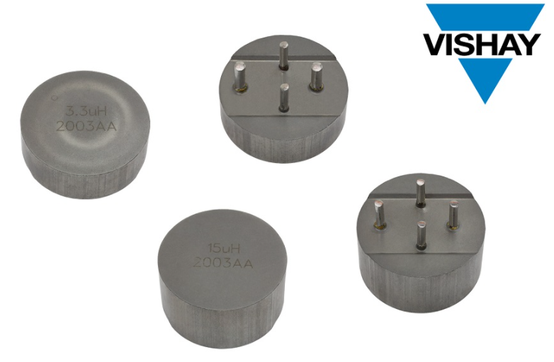 Vishay推出新款小型1500外形尺寸汽車級IHTH插件電感器，飽和電流達156A