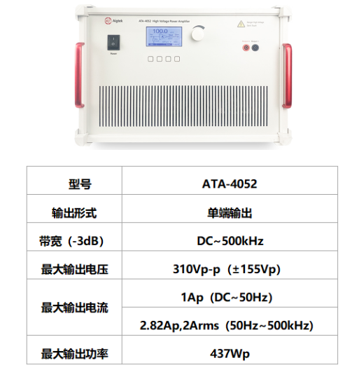 ATA-4052高压功率放大器的应用领域都有哪些