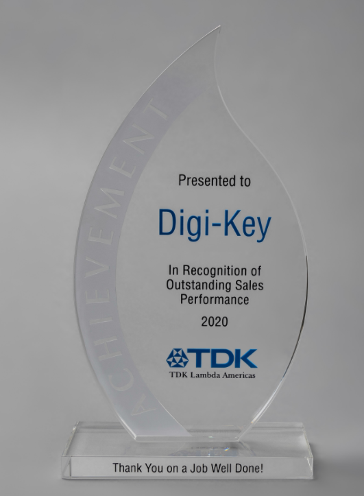 Digi-Key Electronics獲評(píng)<b class='flag-5'>TDK-Lambda</b> 優(yōu)秀銷(xiāo)售業(yè)績(jī)獎(jiǎng)