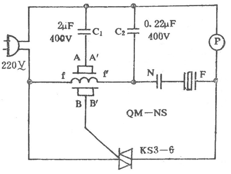 气控电路原理（气体监测自动控制电路/换气扇简易气控电路/钻床电气电路）