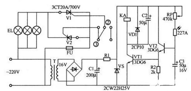 时控电路原理（kg316t时控开关电路/时间控制电路/继电器控制灯光电路）