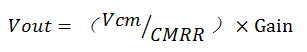<b>CMRR</b> <b>共模抑制比</b>对仪表放大器的精度影响