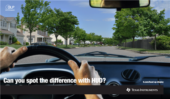 汽车平视显示器（HUD）的全新DLP3000-Q1芯片组的功能