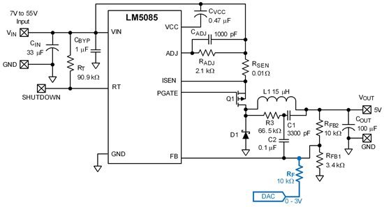 如何采用COT稳压器动态控制输出电压