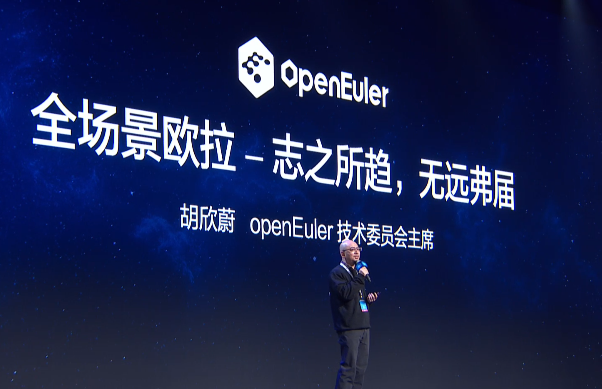 openEuler技术委员会主席胡欣蔚发言