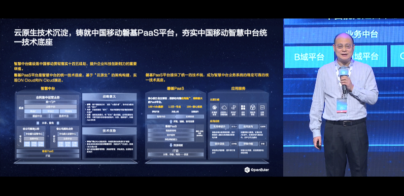 openEuler Summit开发者峰会：中国移动磐基PssS平台释放云原生价值