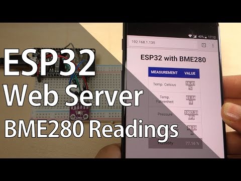 带有BME280的ESP32 Web服务器–迷你气象站
