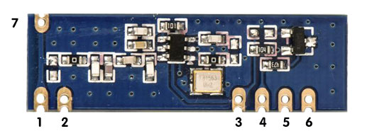 超外差接收模块SRX882S的引脚