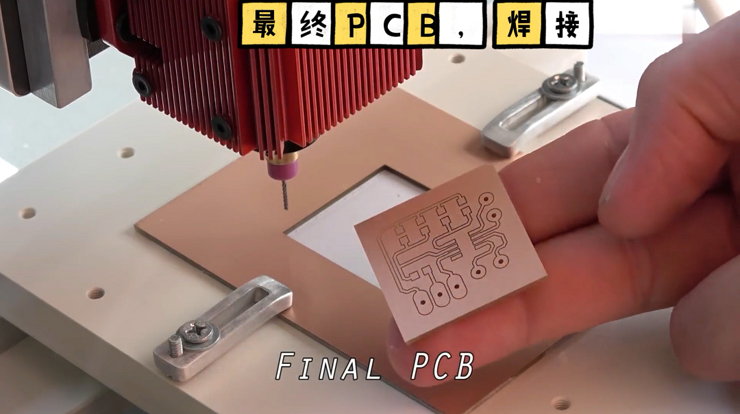 PCB单面板雕刻机制作全流程，解压舒适，进来看一看吧