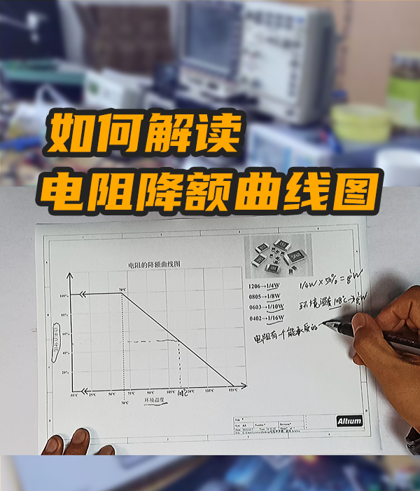 如何解讀電阻降額曲線(xiàn)圖？#pcb設計 #電阻#電源
 