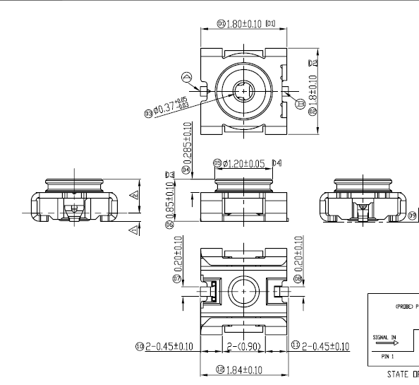 电连4代Mini RF测试线818017663-奥纳科技-电子发烧友网