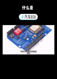 #硬声新人计划 汽车ecu