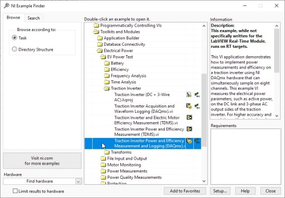 LabVIEW EV牵引逆变器示例