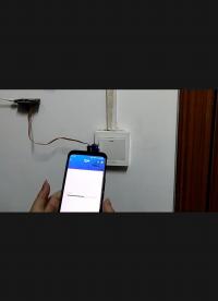 esp8266控制舵機，使用blinker遠程開關宿舍燈#物聯網 