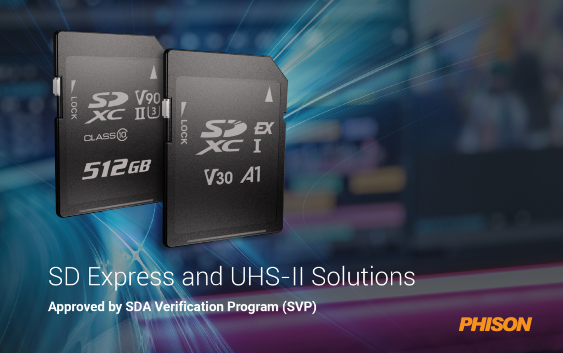 迎接高速移動儲存世代 群聯推出全球首款通過SDA SVP驗證SD Express方案