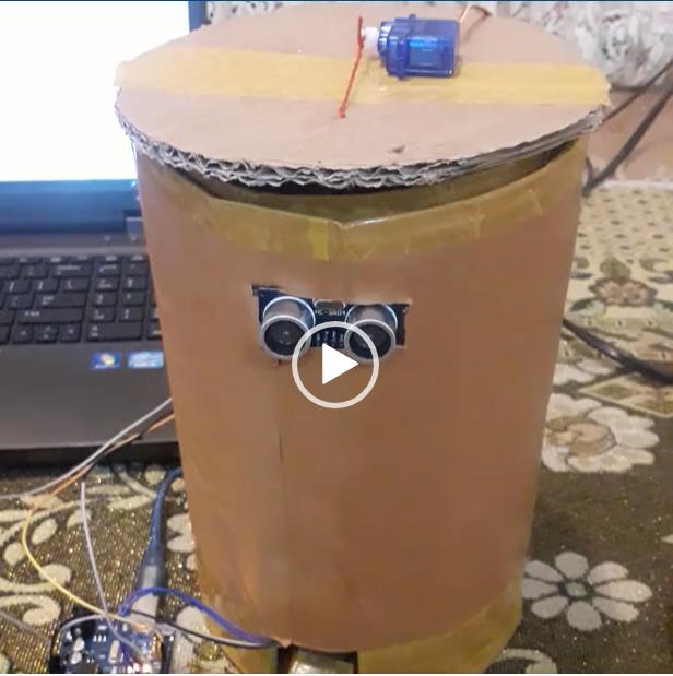 用Arduino和超声波传感器DIY一个智能垃圾桶