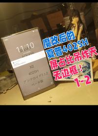 【視頻教程】魔改后的夏普402SH，屏占比吊炸天，無邊框2-2