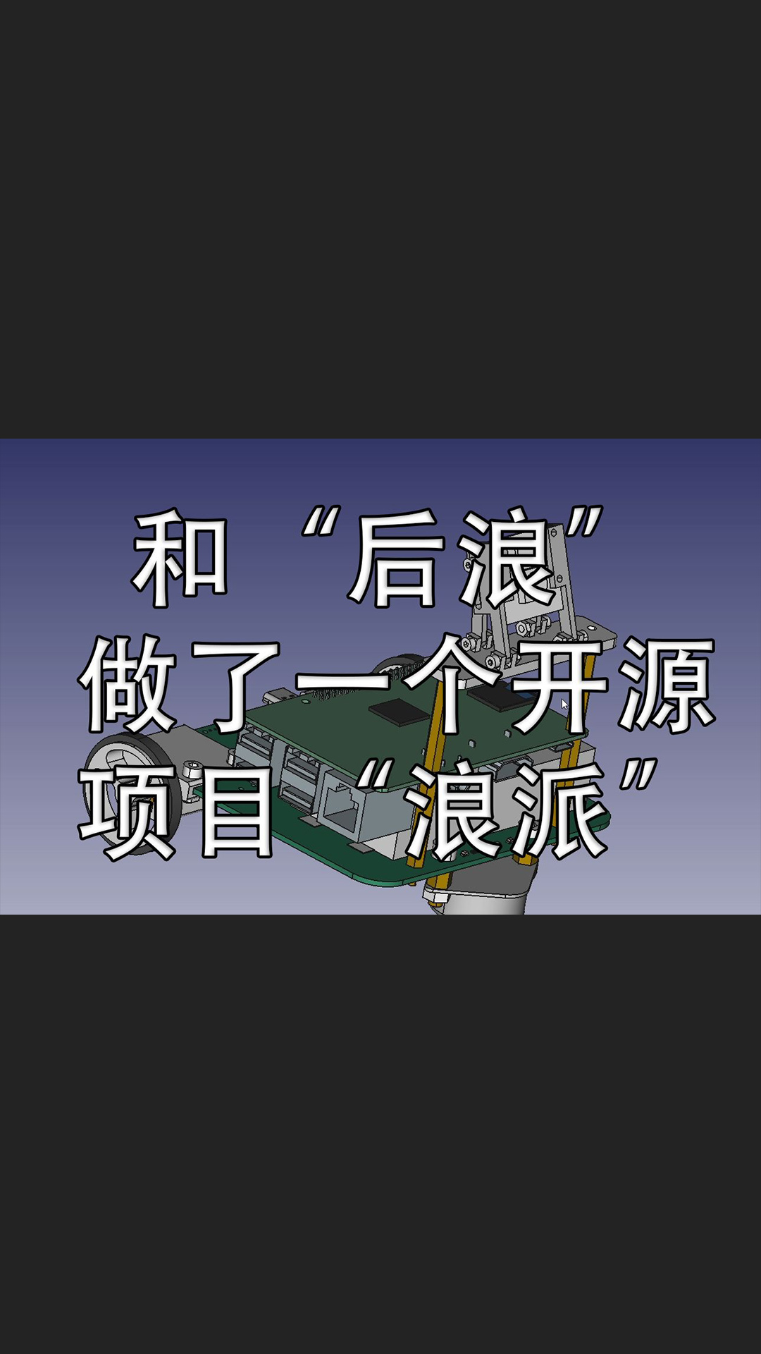 和B站小伙伴们一起做了一个开源项目“浪派”