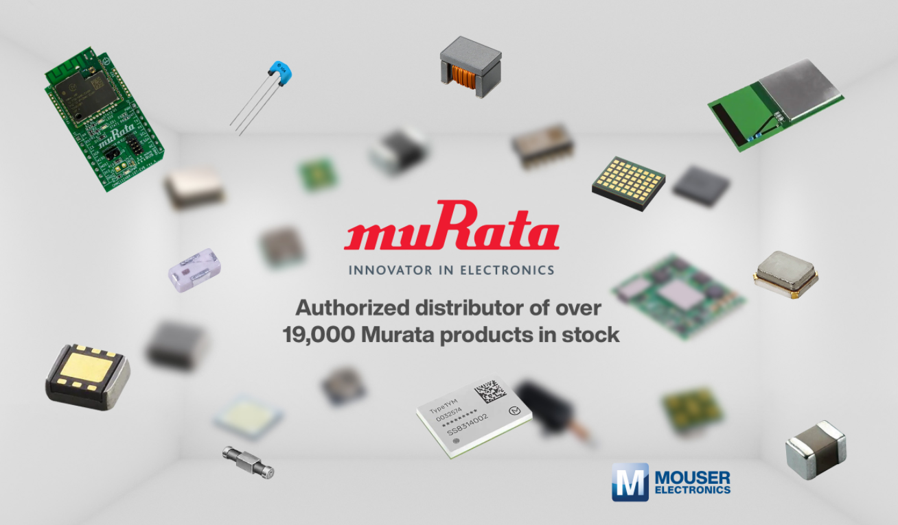 貿澤電子備貨豐富多樣的Murata產品