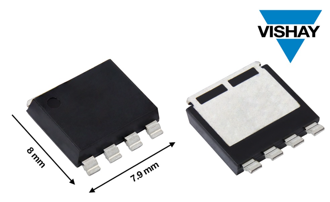 Vishay推出PowerPAK? 8x8L封裝60 V和80 V N溝道MOSFET，優異的RDS(ON)導通電阻低至0.65 mW