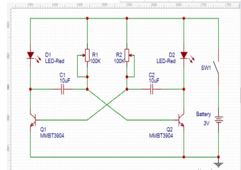 經典的多諧振蕩器電路