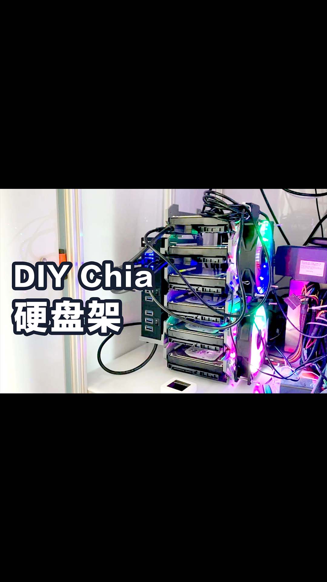 DIY chia硬盘盒 3d打印硬盘盒 chia币