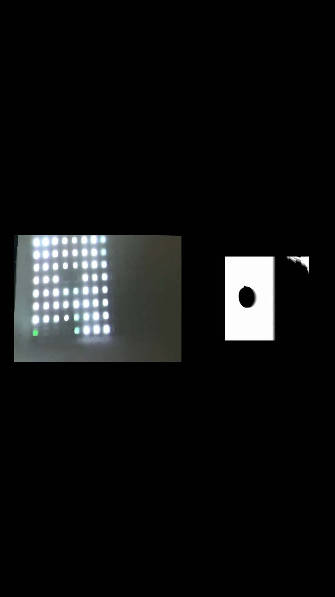 led badapple 非matrix像素時鐘 可以播放視頻