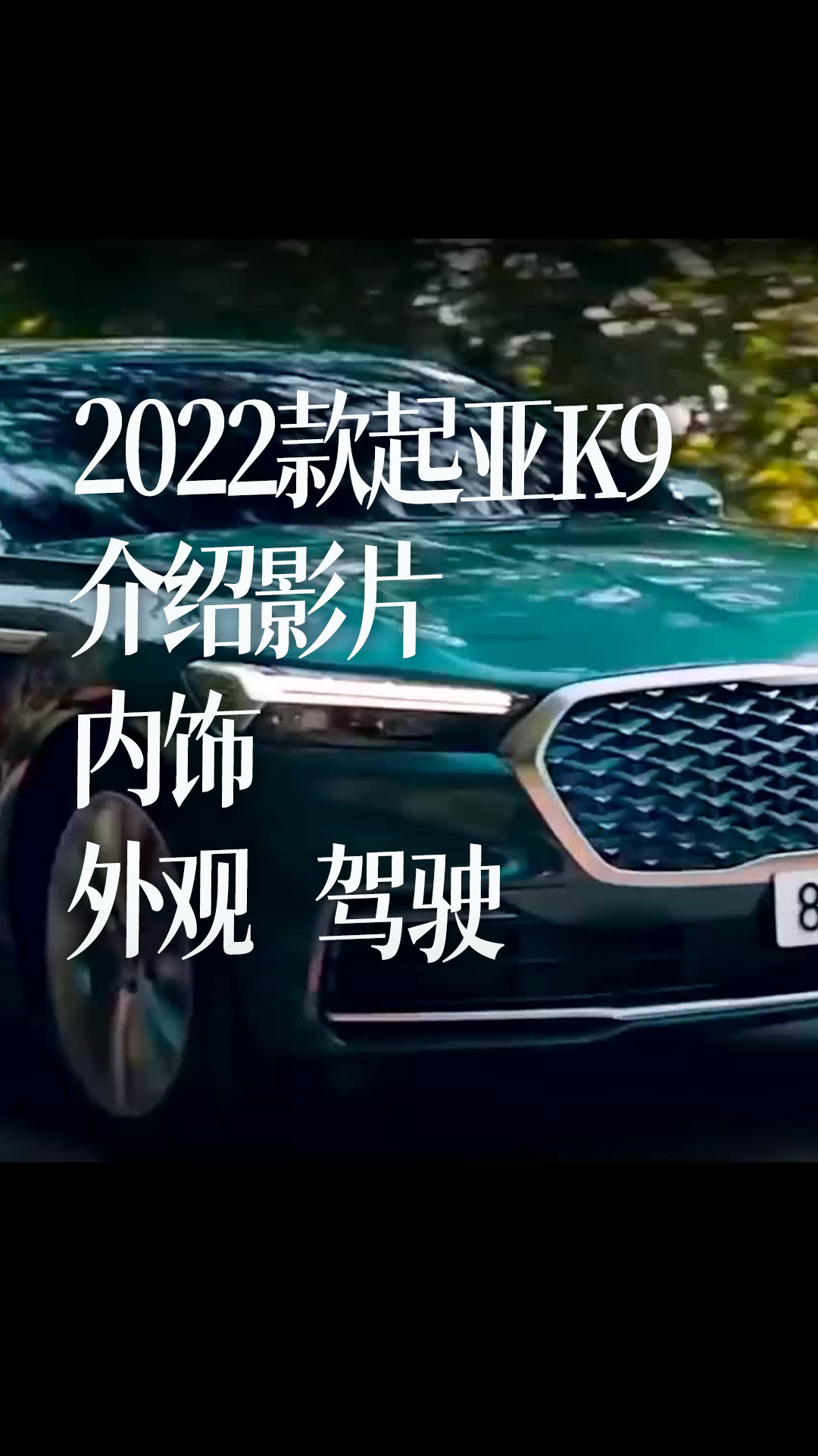 2022款起亚K9介绍影片：内饰，外观，驾驶