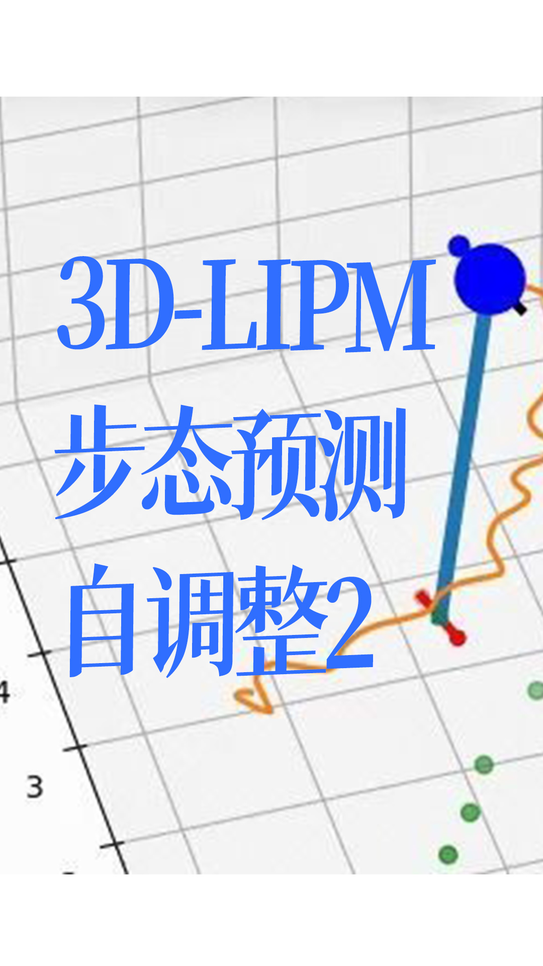 3D-LIPM 步态预测自调整2