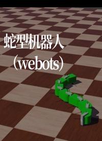 蛇型機器人（webots）