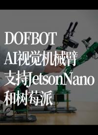 DOFBOT AI視覺機械臂，支持JetsonNano和樹莓派