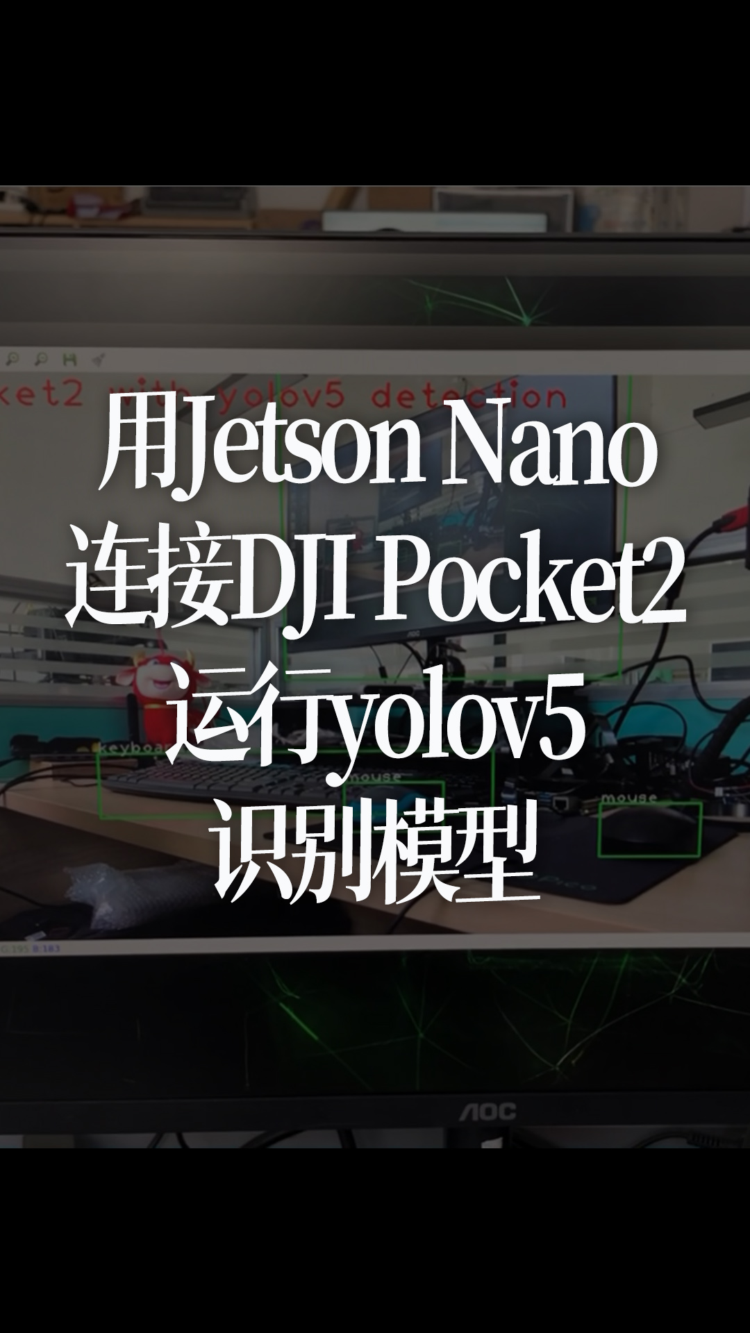 用Jetson Nano连接DJI Pocket2运行yolov5识别模型 